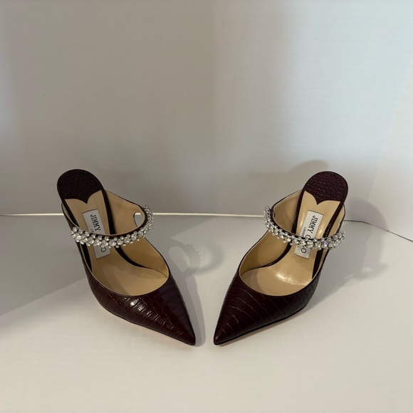 Jimmy Choo Bing 100, Cros Embossed Leather - Picture 2 of 6